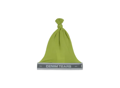 DENIM TEARS Stocking Wave Cap "Green"