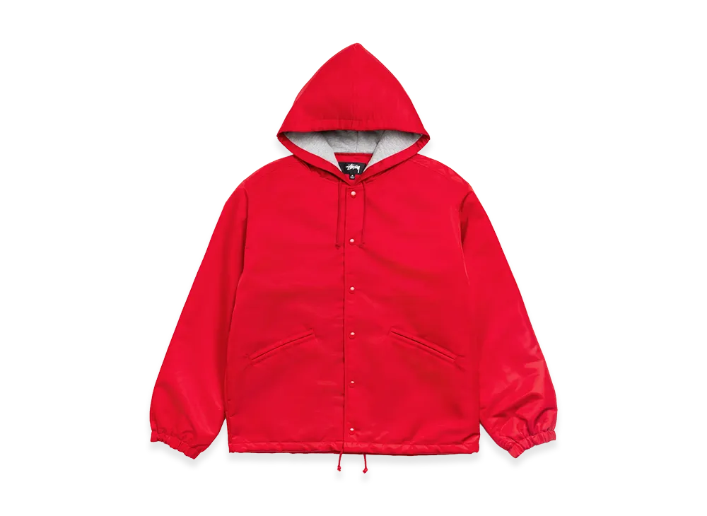 Stussy Hooded Coaches Jacket "Red"