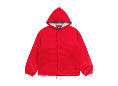 Stussy Hooded Coaches Jacket "Red"