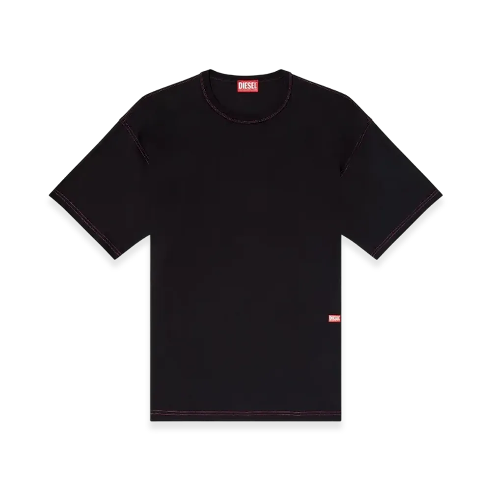 Diesel T-Boxt-R18 T-Shirt With Apple Core Print "Black"