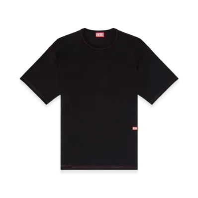 Diesel T-Boxt-R18 T-Shirt With Apple Core Print "Black"