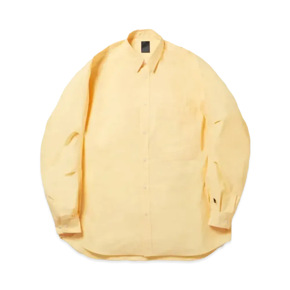 DAIWA PIER39 Tech Regular Collar Shirts L/S Solid "Yellow"