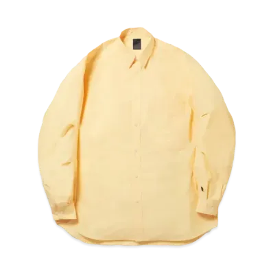 DAIWA PIER39 Tech Regular Collar Shirts L/S Solid "Yellow"