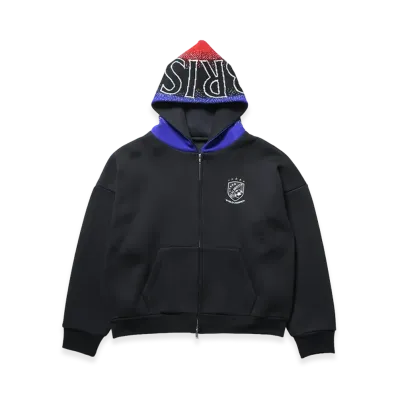 F.C.Real Bristol Champions Bonding Sweat Zip-Up Hoodie "Black"