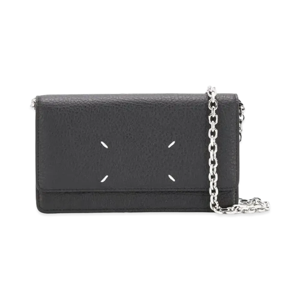 Maison Margiela Leather Chain Wallet "Black"