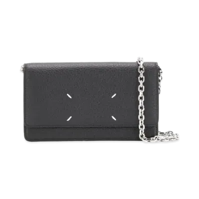 Maison Margiela Leather Chain Wallet "Black"