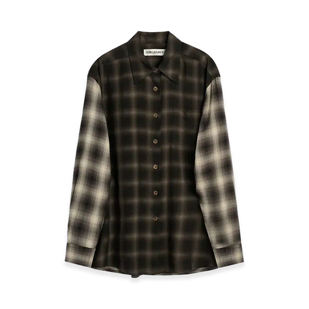 OUR LEGACY Women's Favourite Shirt "El Paso Check Saloon Tencel"