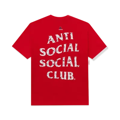 ANTI SOCIAL SOCIAL CLUB SS22 ASSC x Case Study Flag Tee "Red"