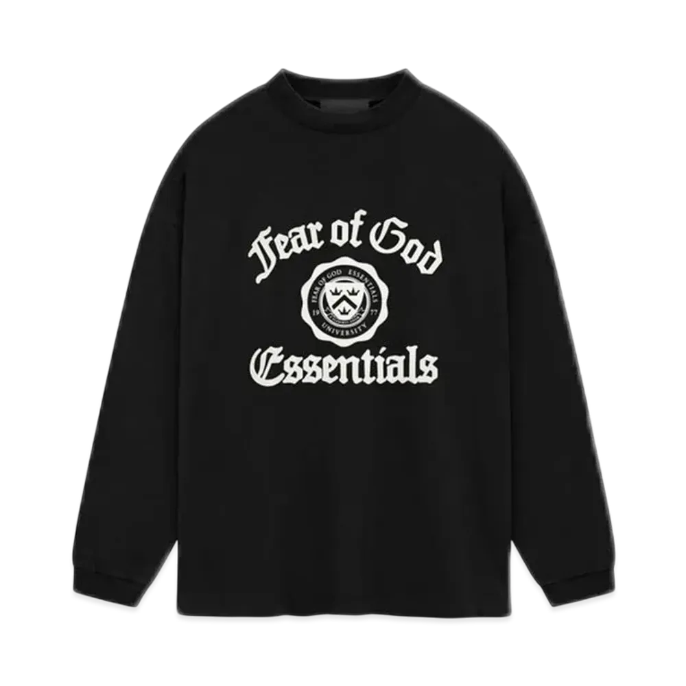 FEAR OF GOD Essentials Heavy Longsleeve Tee "Black"
