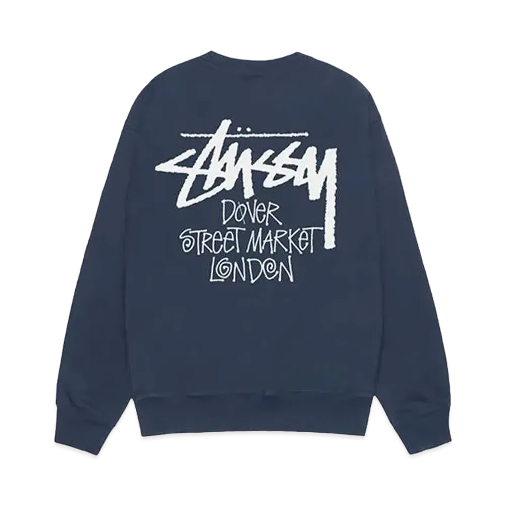 Stussy x DSM Dover Street Market Sweatshirt "Navy"