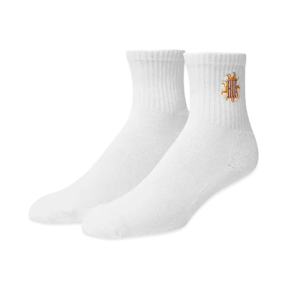HUF Summer 25 Apollo 1/4 Socks "White"