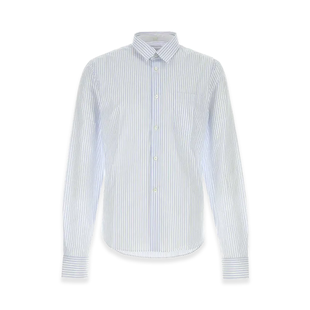 PRADA Embroidered Poplin Shirt "Stripped"