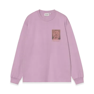 Carhartt WIP L/S Emerge T-Shirt "Gentle Purple(Stone Washed)"