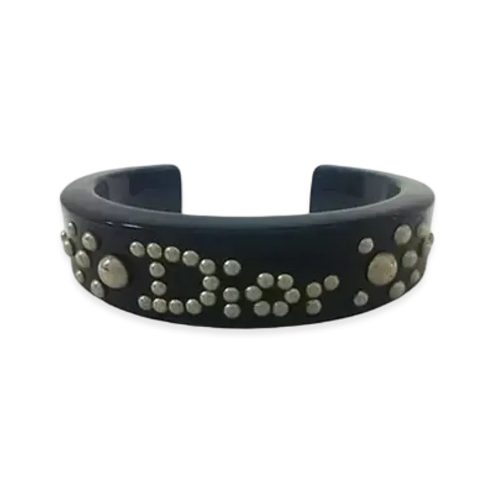 Dior Studs Bangle "Black"