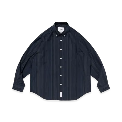 WTAPS BD 05 / LS / Cotton. Broadcloth. Textile. RF "Black"