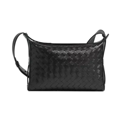 Bottega Veneta Intrecciato Tribeca Top Handle "Black"