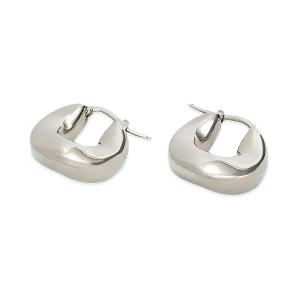Jil Sander Women's Earrings "Silver"