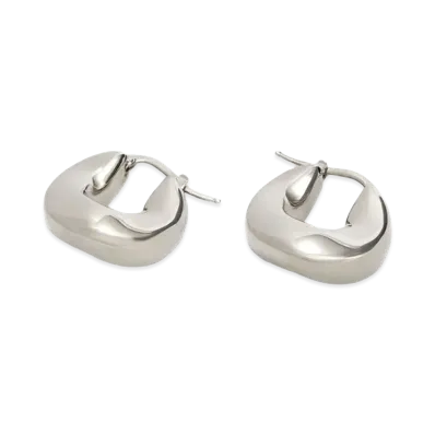 Jil Sander Women's Earrings "Silver"