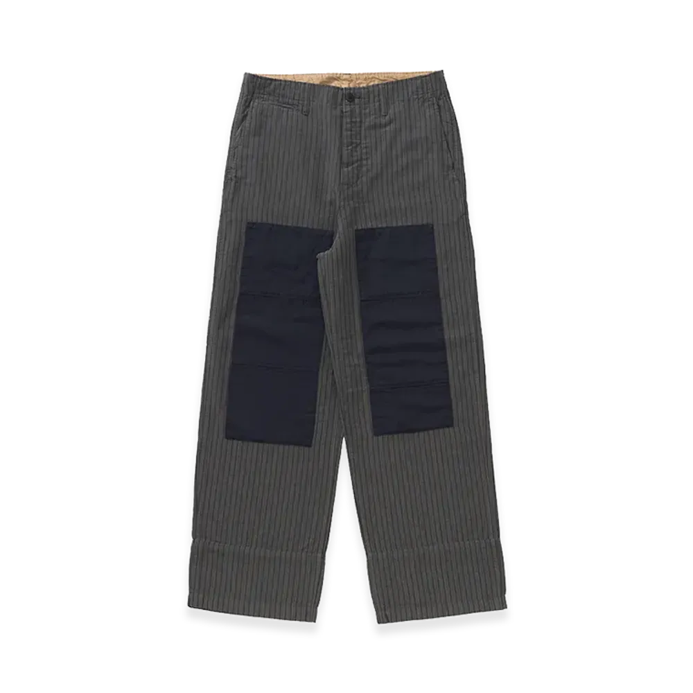 visvim EX Wide Chino Pants Stripe "Navy"