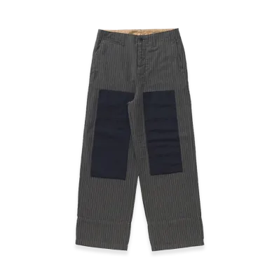 visvim EX Wide Chino Pants Stripe "Navy"