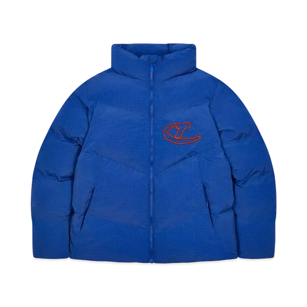 TRAPSTAR Hyperdrive Ripstop Puffer "Blue/Orange"