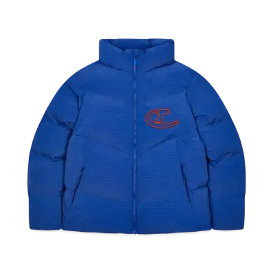 TRAPSTAR Hyperdrive Ripstop Puffer "Blue/Orange"