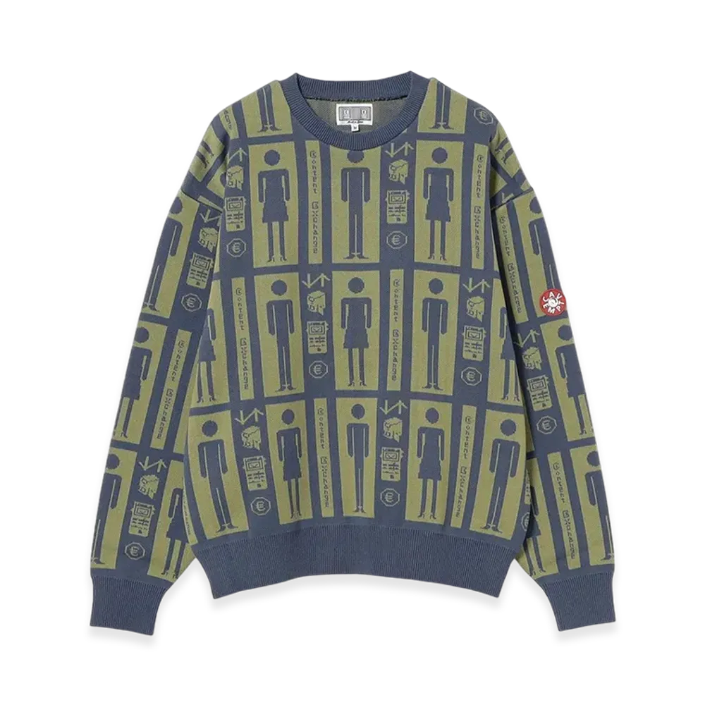 Cav Empt (C.E) Content Exchange Knit "Navy"