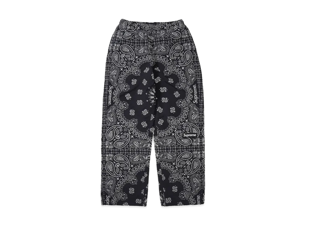 Supreme Reflective Bandana Track Pant "Black"