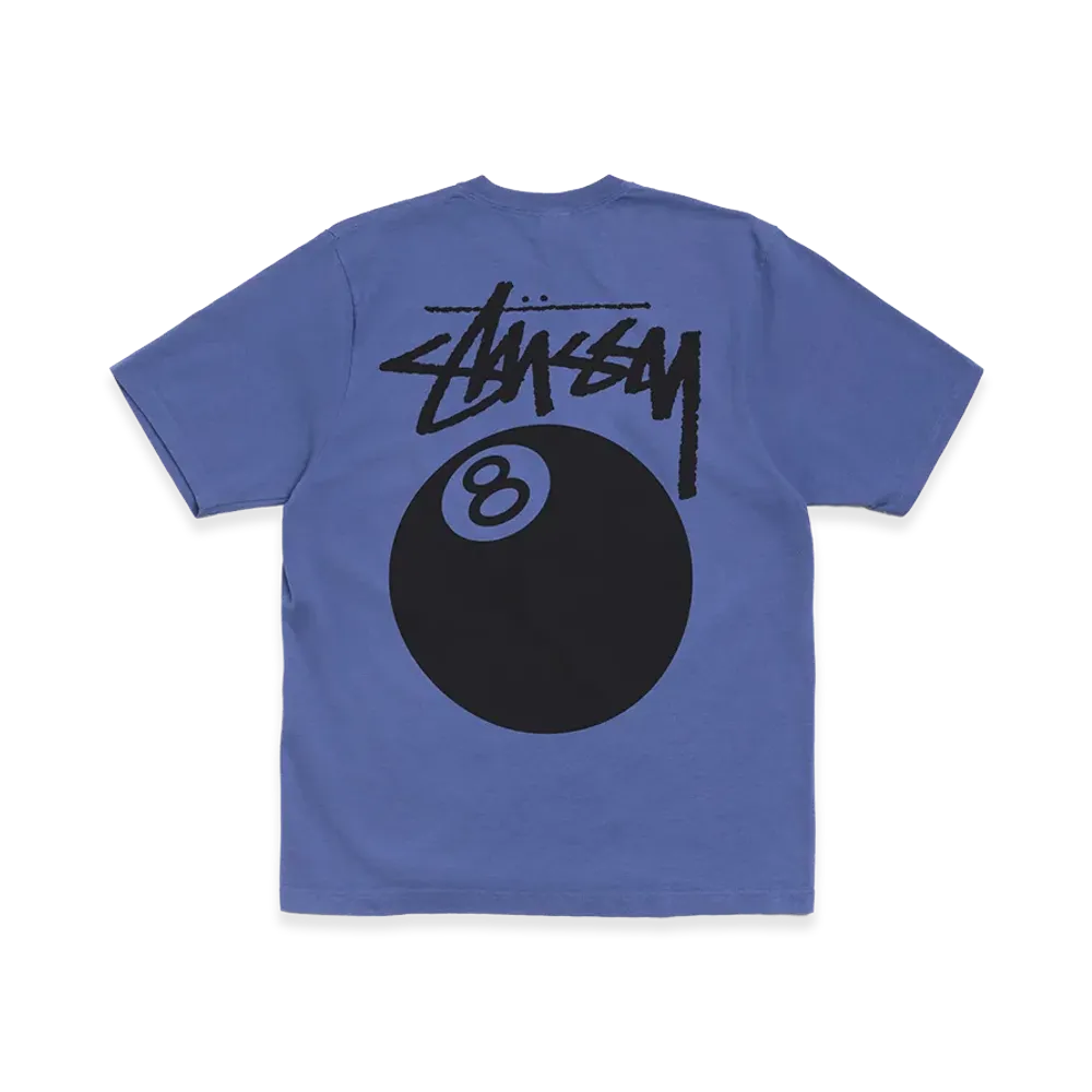 Stussy 8 Ball Tee Pigment Dyed "Indigo"