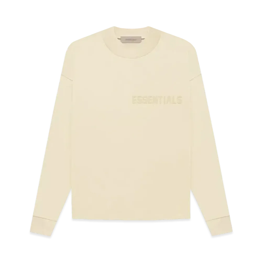 FEAR OF GOD ESSENTIALS LS Tee "Egg Shell"