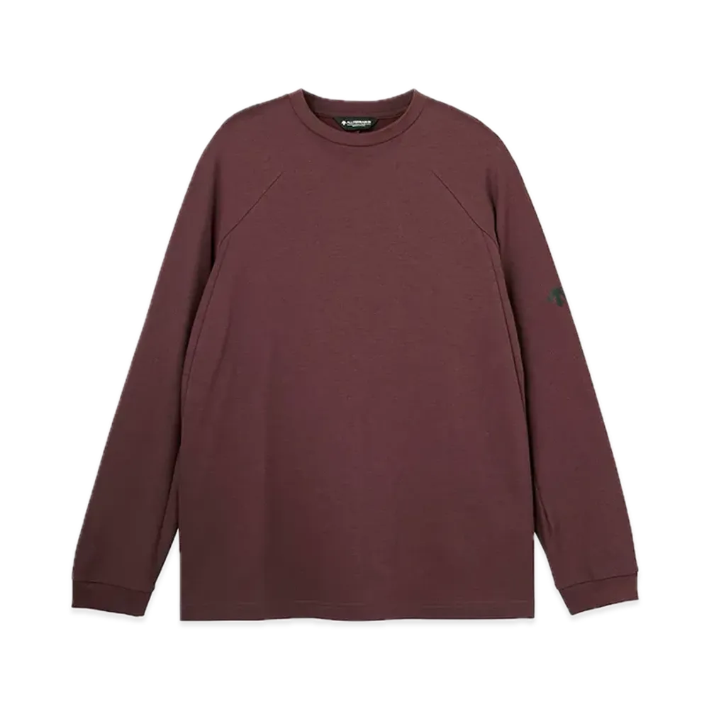DESCENTE ALLTERRAIN Cordura Long Sleeve Crew "Burgundy Red"