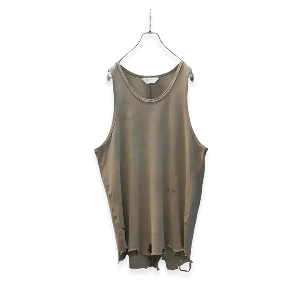 ANCELLM Damage Tank Top "Gray"