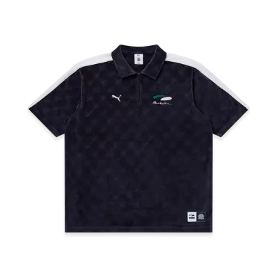 BlackEyePatch x PUMA Oval Logo Bep Monogram Velour Top "Navy"