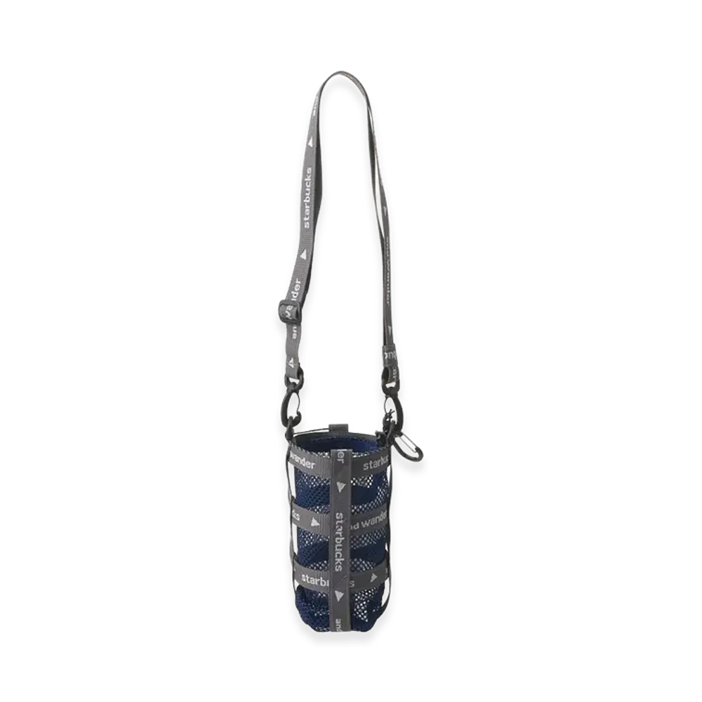 STARBUCKS x and wander Jacquard Tape Bottle Holder "Multi"