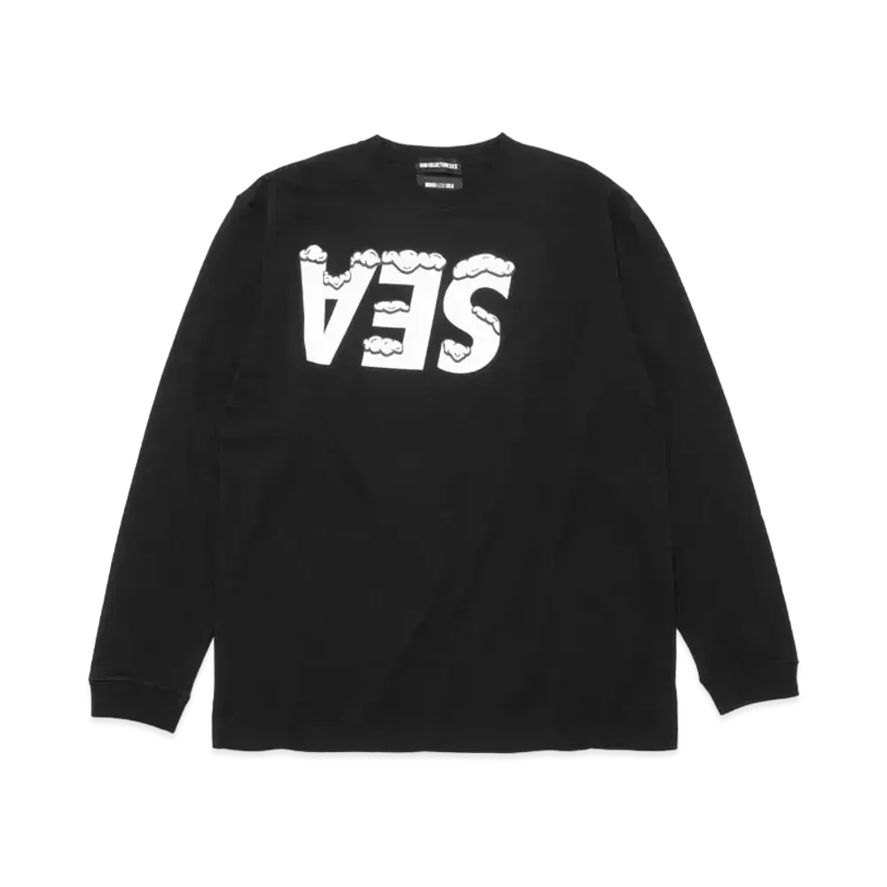 GOD SELECTION XXX x WIND AND SEA LONG SLEEVE T-SHIRT GX-A22-WSLT-01 "Black"