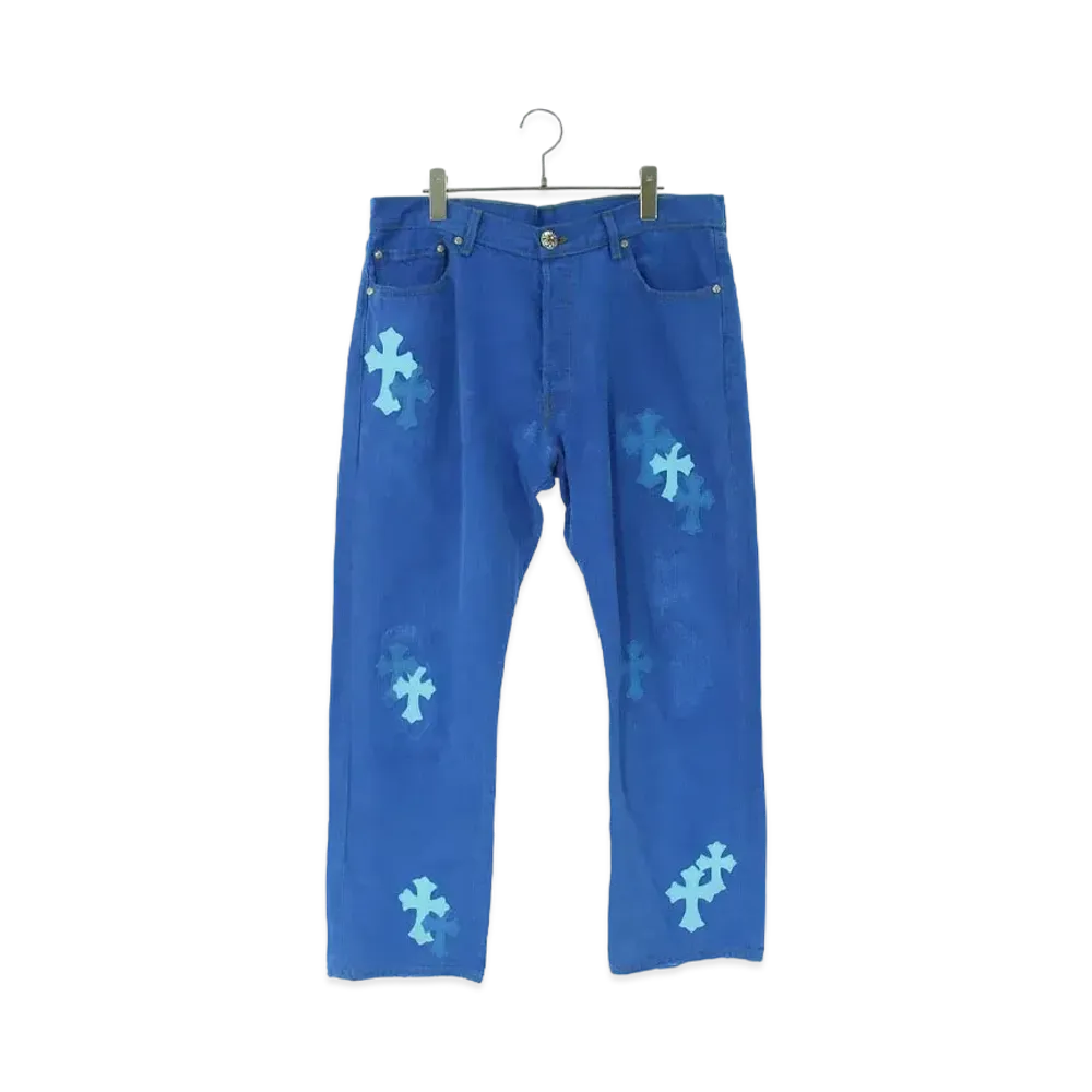 Chrome Hearts x Levi's U VNTG JEAN RED TAB Denim Pants with Cross Patch "Blue"