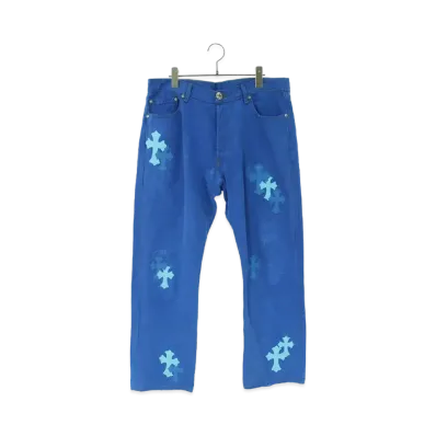 Chrome Hearts x Levi's U VNTG JEAN RED TAB Denim Pants with Cross Patch "Blue"