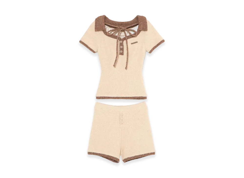 ANDMARY Women's Rhea Knit Set Up "Ivory"