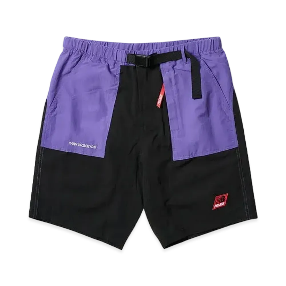 PALACE NEW BALANCE Nylon Trail Short "Black / Purple"