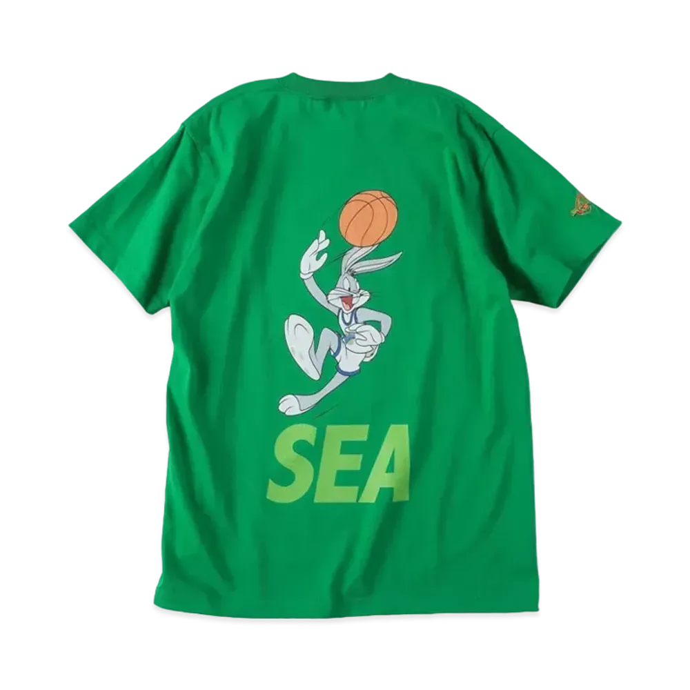 WIND AND SEA SPACE JAM (BUGS BUNNY-SEA) S/S TEE "Green"