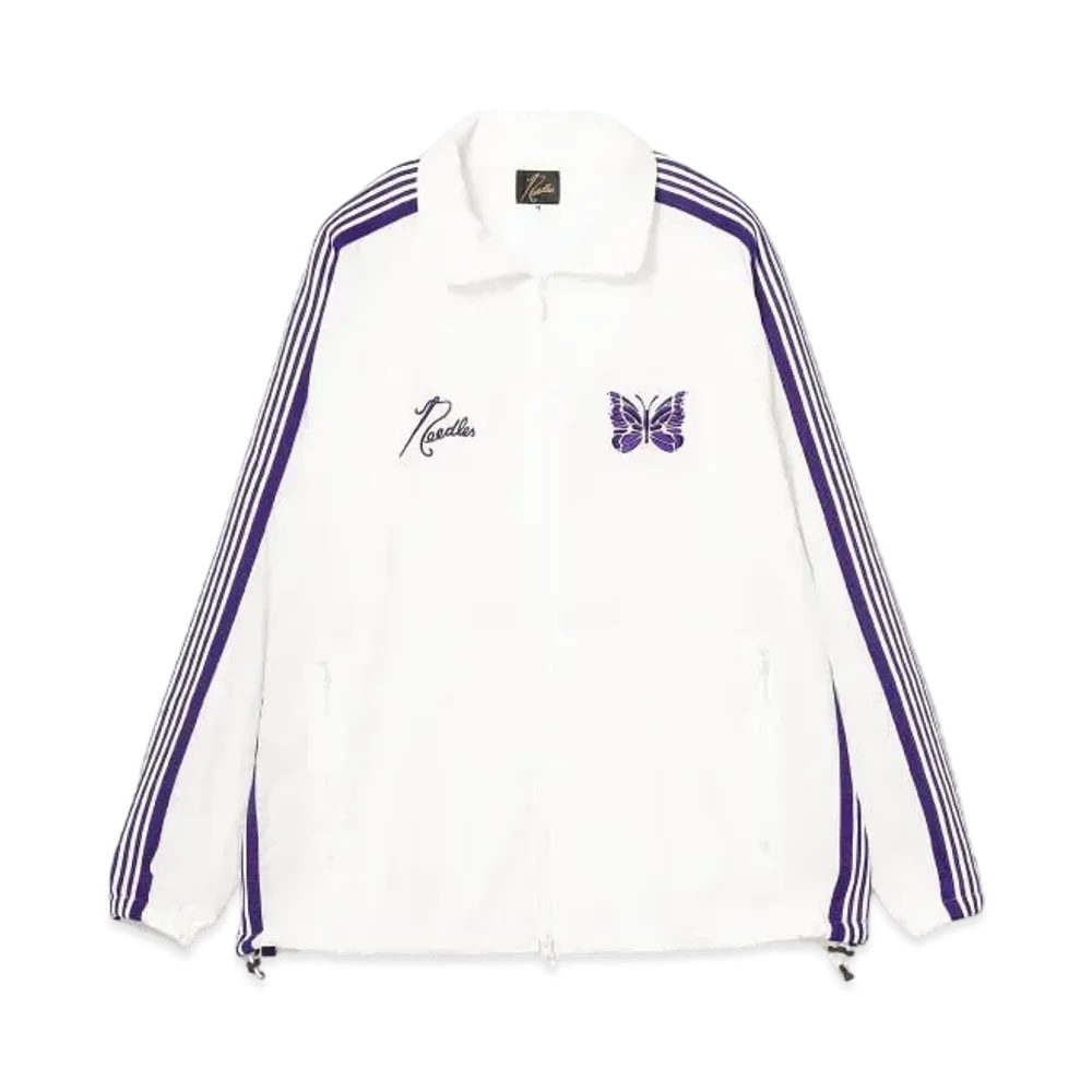 BEAMS x NEEDLES Nylon Track Jacket "White"