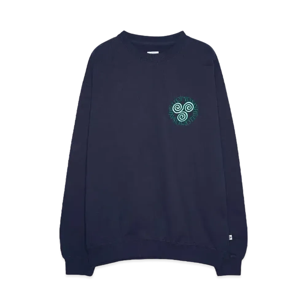 SAYHELLO Slap Logo Crew "NAVY"