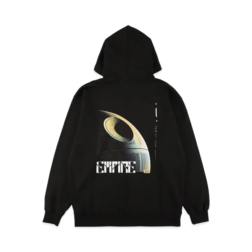 WIND AND SEA x STAR WARS Death Star Hoodie "DeepBlack"