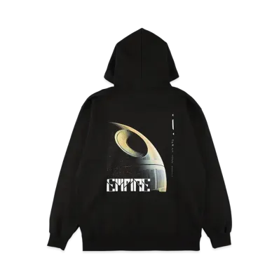 WIND AND SEA x STAR WARS Death Star Hoodie "DeepBlack"