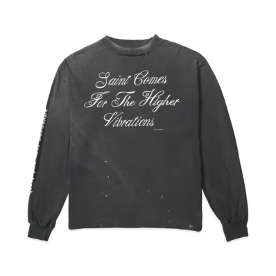 SAINT Mxxxxxx LS Tee Saint Comes "Black"