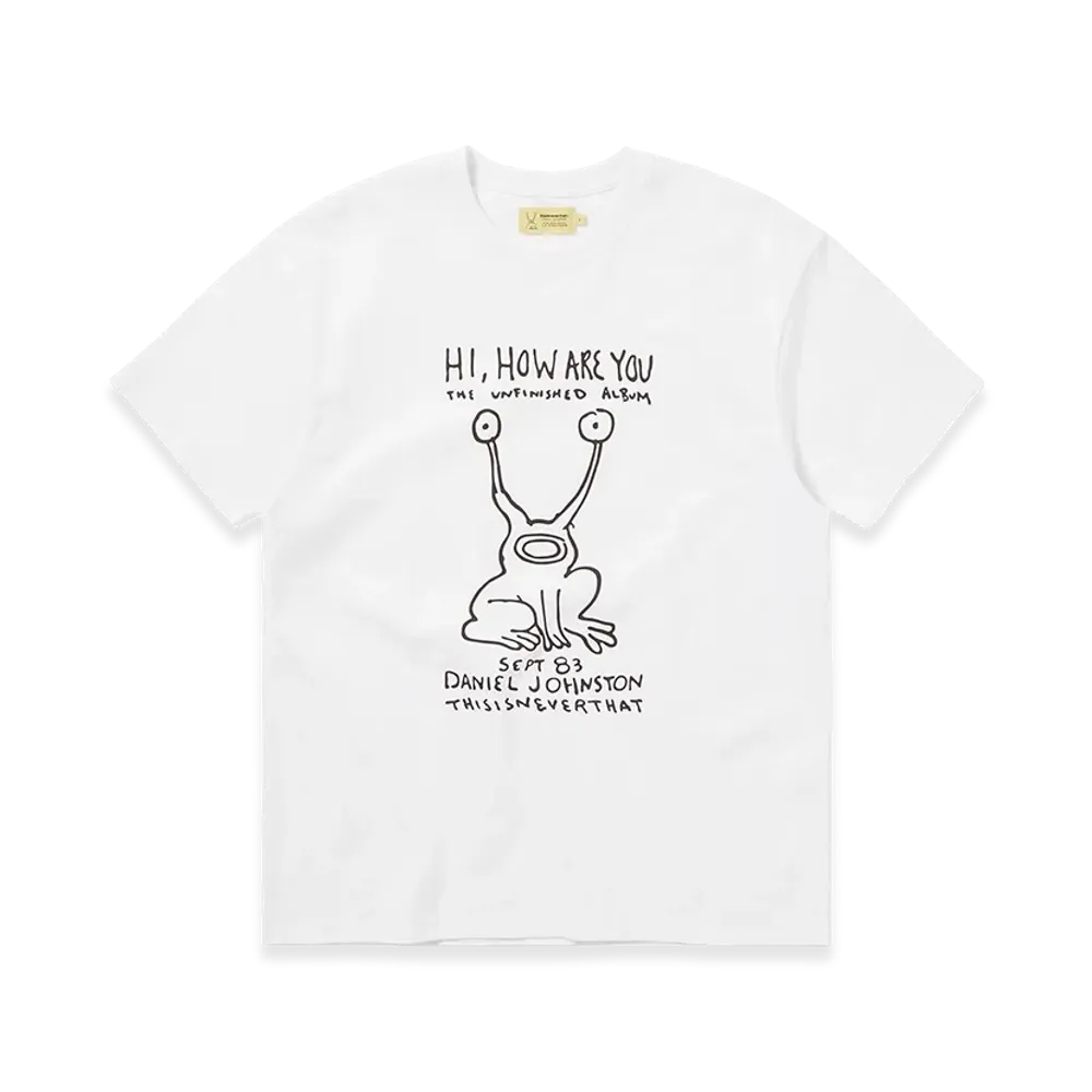 thisisneverthat x Daniel Johnston Frog Tee "White"