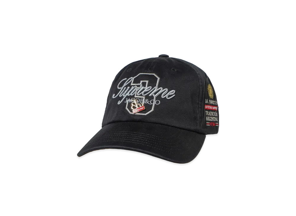 Supreme x La Martina 6-Panel "Black"