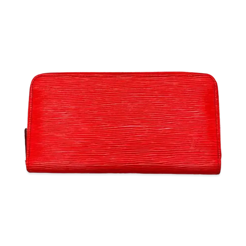 Louis Vuitton Epi Zippy Wallet "Poppy"