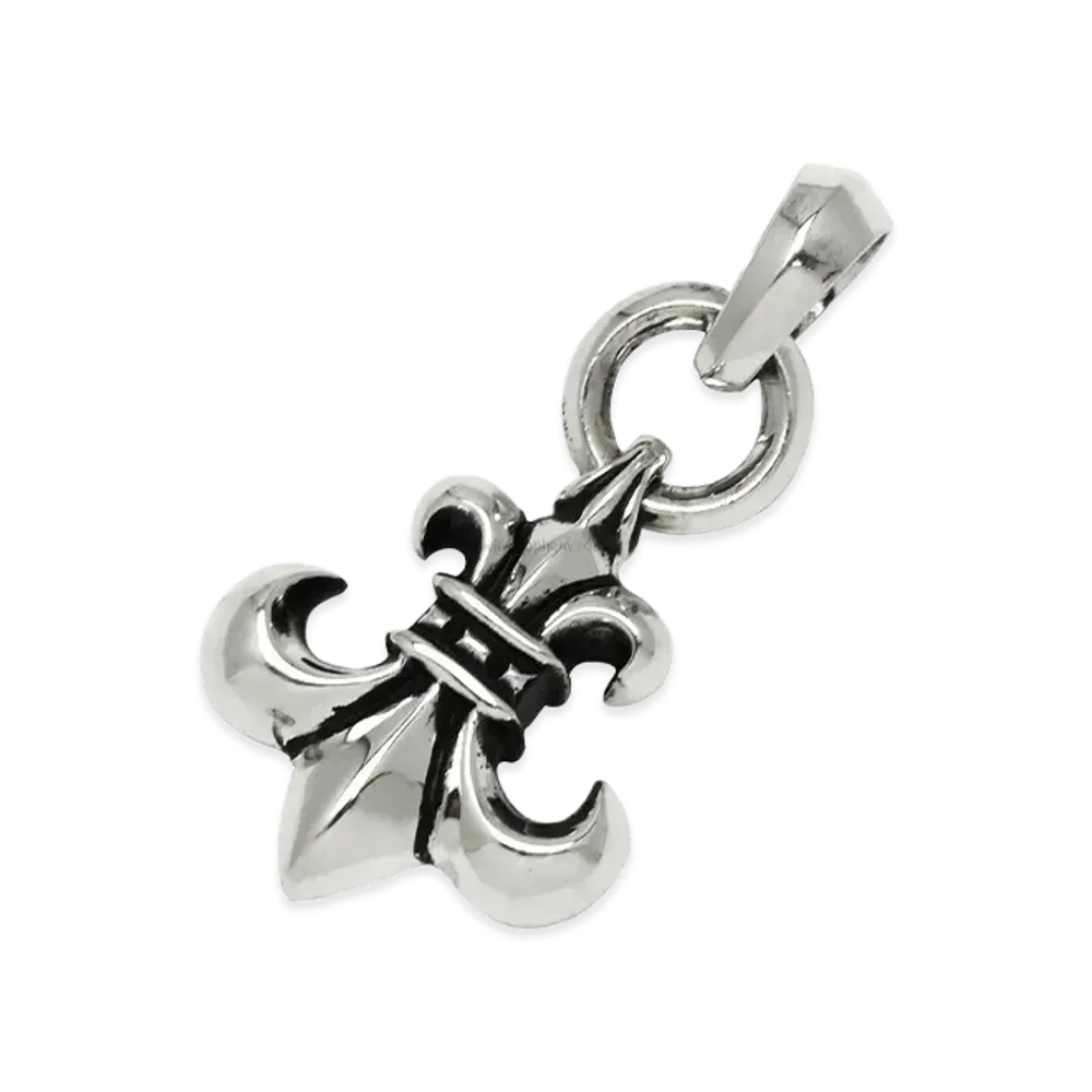 Chrome Hearts BS Fleur Pendant with Bale "Silver"
