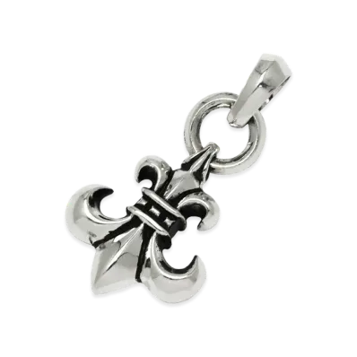 Chrome Hearts BS Fleur Pendant with Bale "Silver"